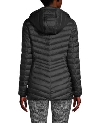 Women's Wanderweight Packable Down Hooded Long Jacket