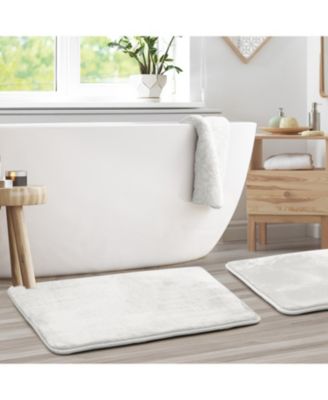 Non-Slip, Ultra Soft Plush, Memory Foam Bath Rug - Large 20"x32" - 2 Pack