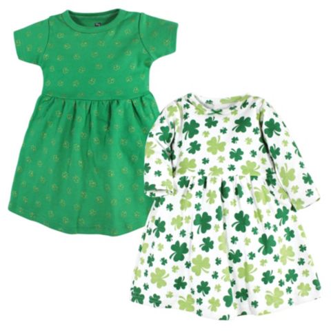 Платье Hudson Baby Two-Piece Dress Collection для девочек-малышей, цвет: Зелёный