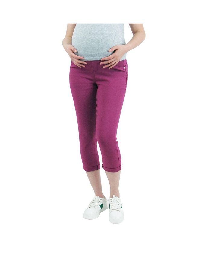 Macy's indigo blue maternity jeans discount