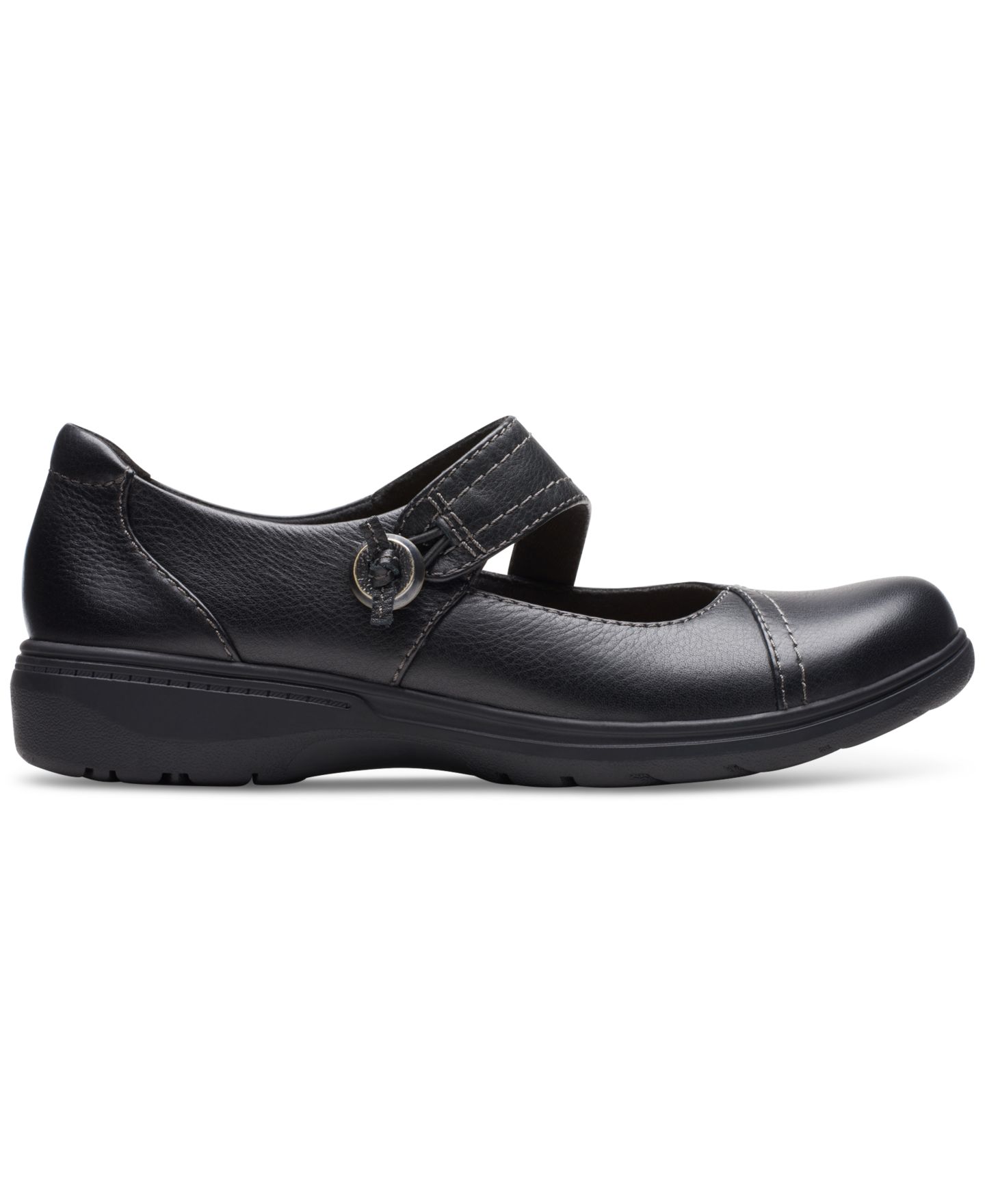 Обувь Clarks Women's Carleigh Jane Top-Stitched Strap Shoes, цвет: Чёрный — фото 2