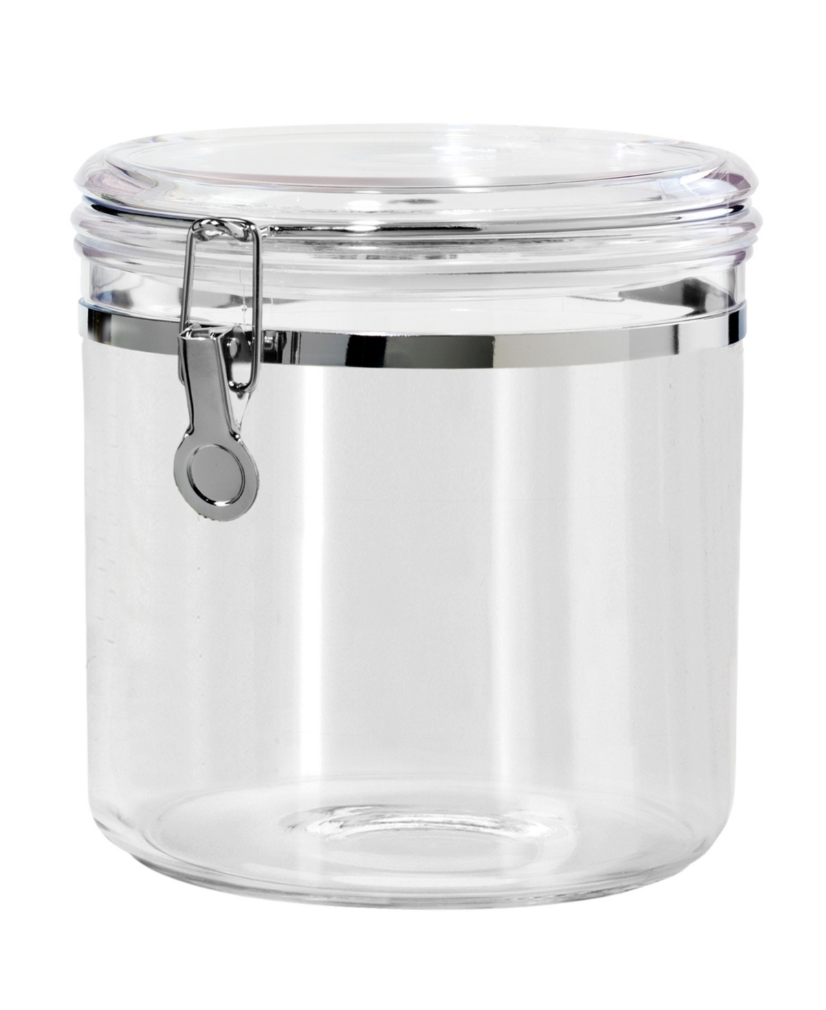 Oggi Jumbo 150 oz Airtight Canister With Clamp Lid In Clear