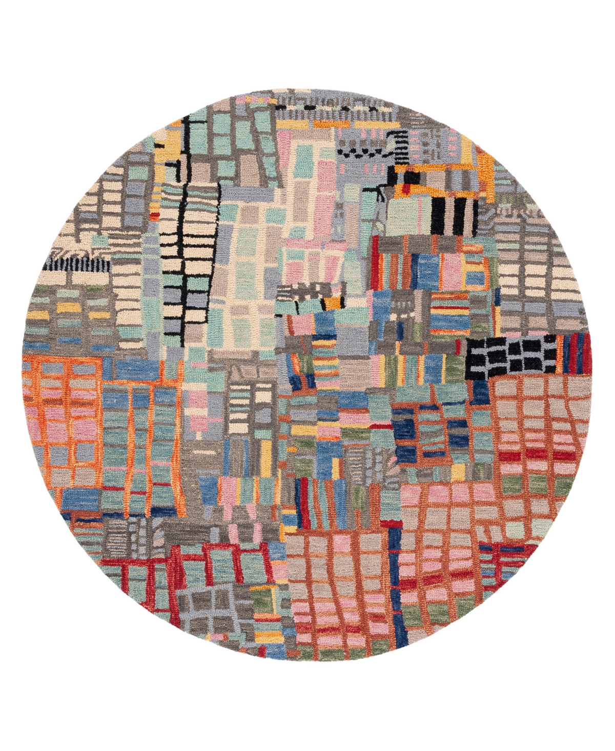 Safavieh Aurora APN517 7' x 7' Round Area Rug - Ivory