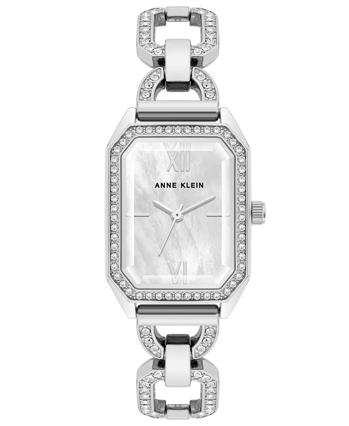 Anne Klein Women's Swarovski Crystal Accented Silver-Tone Watch and  Bracelet Set : Anne Klein: : Clothing, Shoes & Accessories