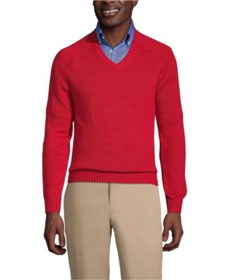 Men's Cotton Modal V-neck Sweater