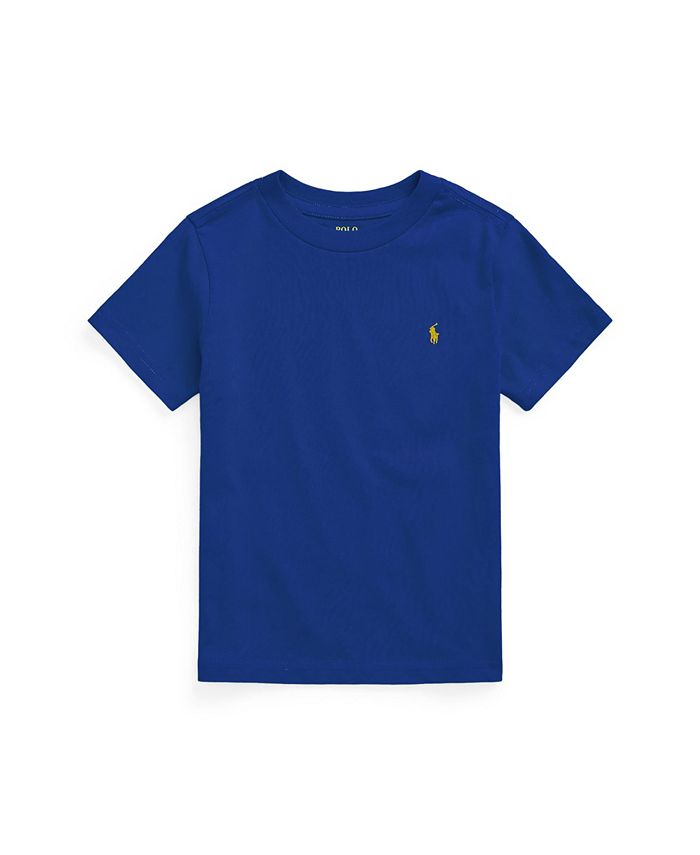Polo Ralph Lauren Little Boys Cotton Jersey Crewneck T-shirt - Macy's