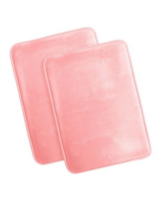 Non-Slip, Ultra Soft Plush, Memory Foam Bath Rug - Small 17"x24" - 2 Pack