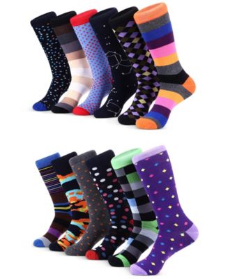 Mio Marino Men's Spring Zest Fun Dress Socks 12 Pack - Macy's