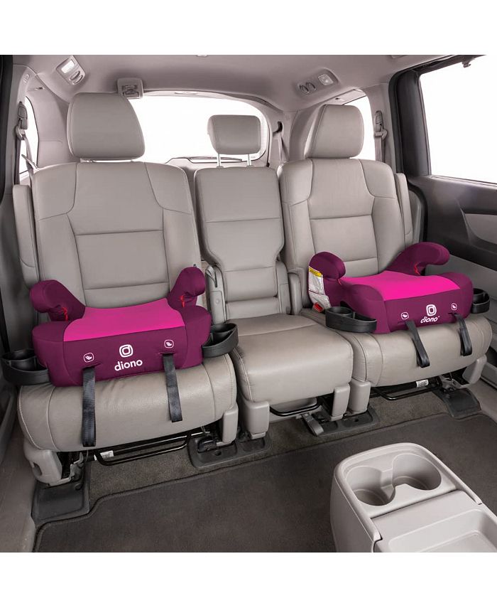 Diono Toddler Solana 2 with Latch Pack of 2 Backless Booster Car Seats - Multi - ONE SIZE