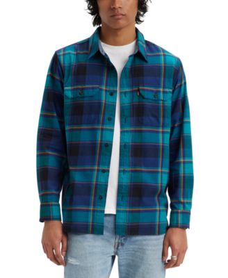 Levi's - Men's Worker Relaxed-Fit Button-Down Shirt