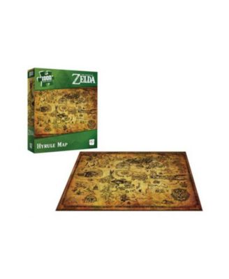 Legend Of Zelda Hyrule Map 1000 Piece Puzzle