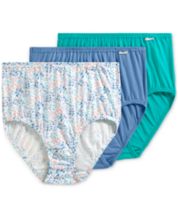 Jockey Elance Brief 3 Pack Underwear 1484, 1486 Extended Sizes - Macy's