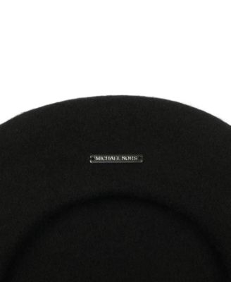 Women's Bar Logo Felt Beret Hat