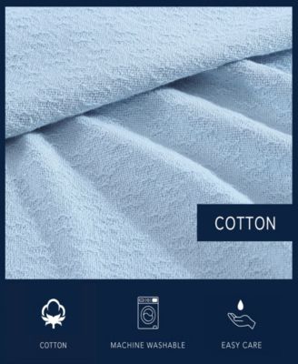 Ripple Cove Cotton Reversible Blanket, Full/Queen