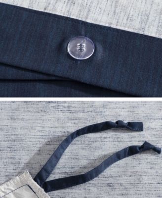 Point Harbor Embossed 3 Piece Duvet Cover Set, King