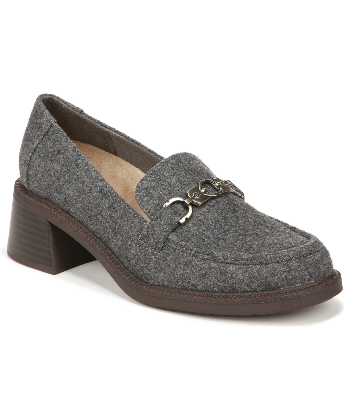 Shop Dr. Scholl's Women's Rate Up Bit Loafers In Grey Fabric
