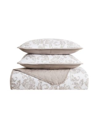 Cannon Sylvana Jacobean Floral Quilt Sets In Multi