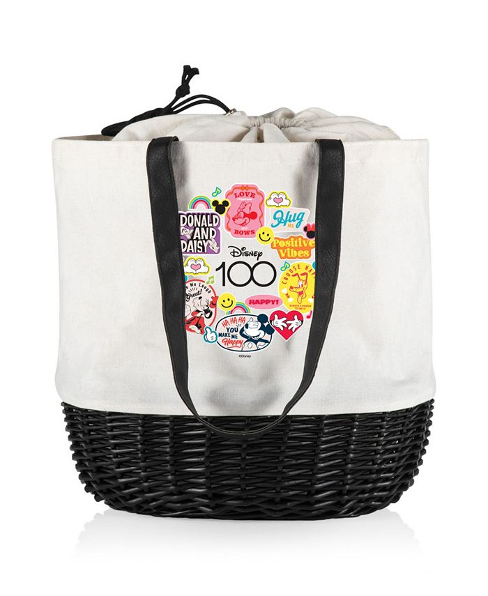 Picnic Time Disney 100 Coronado Canvas and Willow Basket Bag Macy's