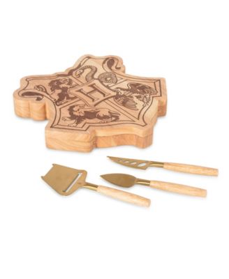 Harry Potter Hogwarts Crest Charcuterie Board with Tools