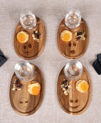Disney's Nightmare Before Christmas Jack Wine Appetizer Plate Set of 4