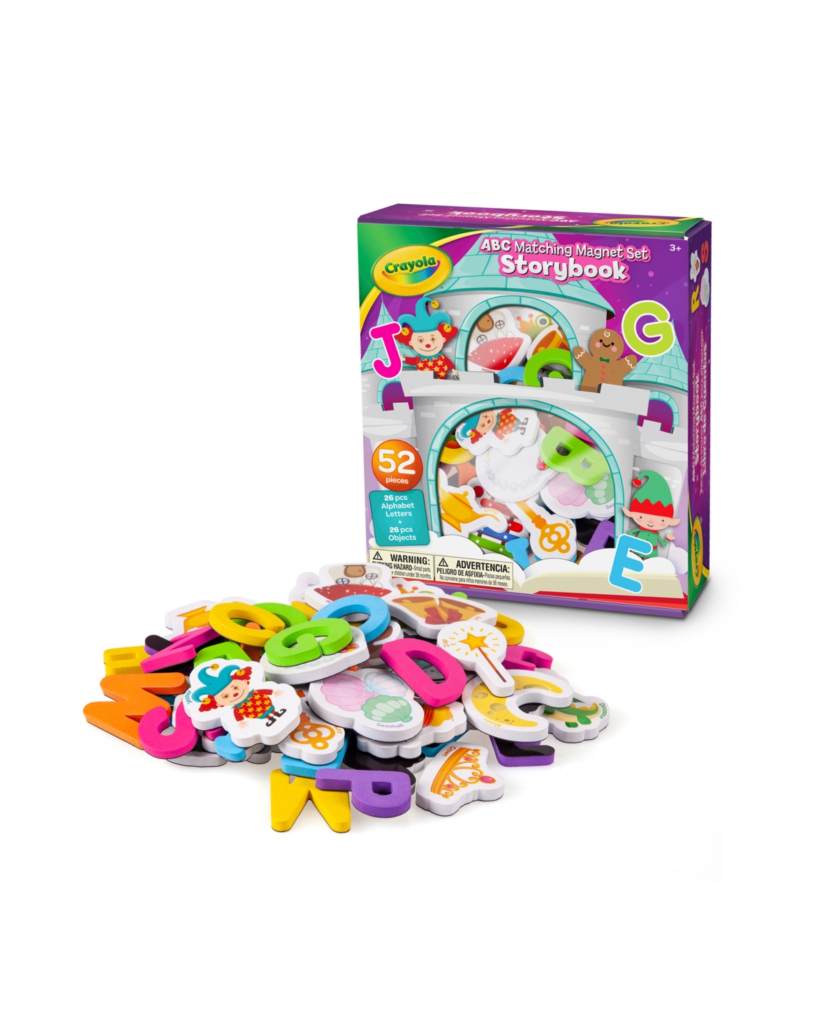 Grow 'n Up Crayola Abc Matching Magnetic Book Set In Multi