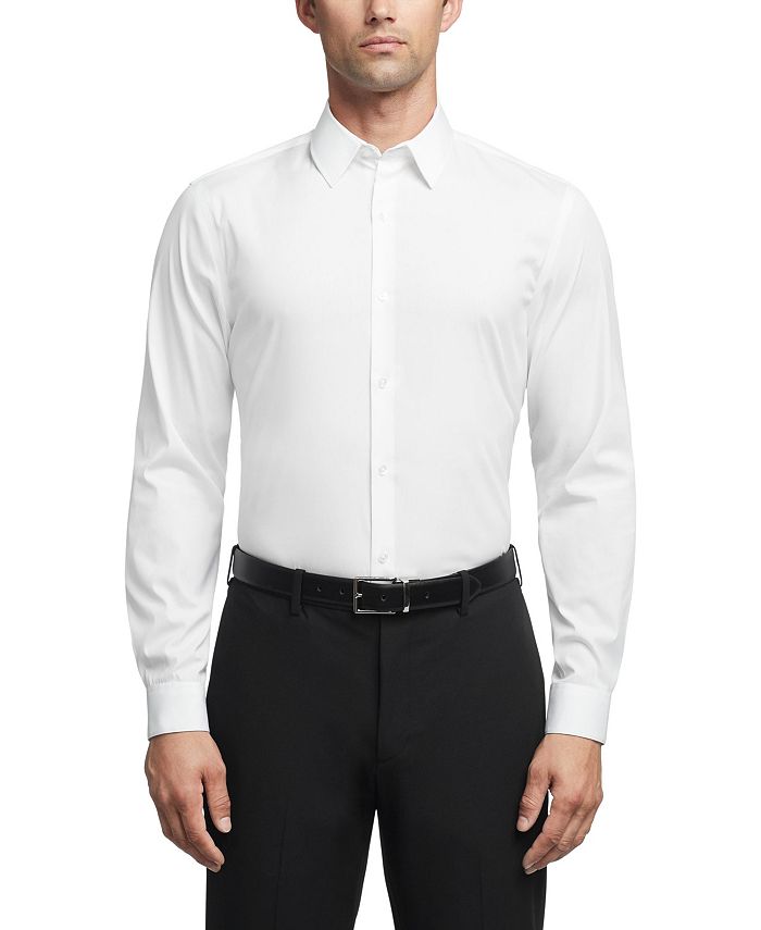 Calvin Klein Men's CK X Extra-Slim Stretch Dress Shirt - Macy's