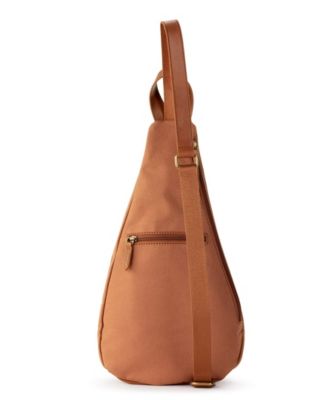 Women's Geo Sling Leather Backpack