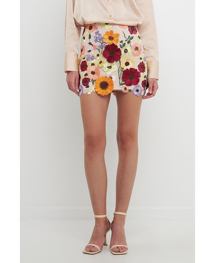 Embrace Your Inner Flower Child with the Marcie Flower Sequin Mini Skirt! –  L. Mae Boutique