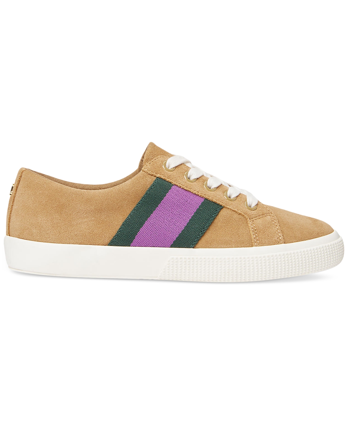 Ralph Lauren Janson Ii Action Leather Sneaker In Rl White