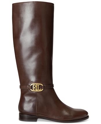 Lauren Ralph Lauren Women s Bridgette Buckled Riding Boots Macy s