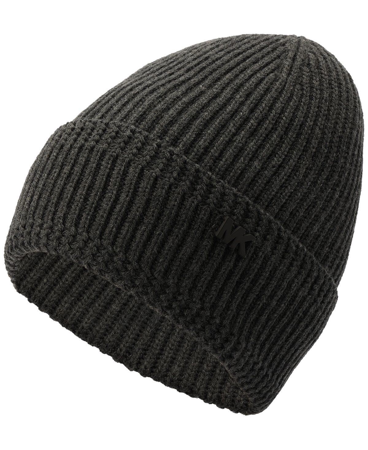 Michael Kors Men's Racked Ribbed Cuffed Logo Hat