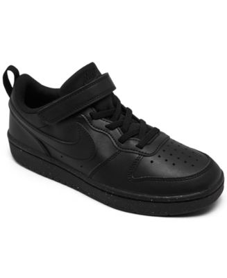 Nike Little Kids Court Borough Low Recraft Adjustable Strap Casual ...