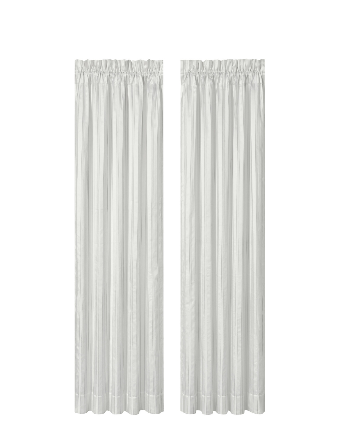 J Queen New York Calvari Window Panel Pair, 50" X 95" In Platinum