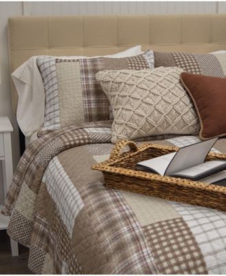 Highalnd Plaid Reversible 3-Piece Quilt Sets