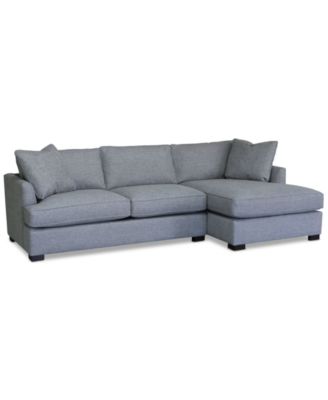 CLOSEOUT! Nightford 111" 2-Pc. Fabric Chaise Sectional, Created for Macy's