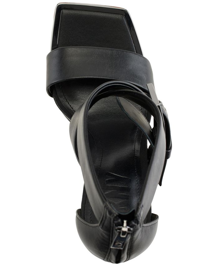 DKNY Women's Revelyn Crisscross Ankle-Strap Dress Sandals - Macy's