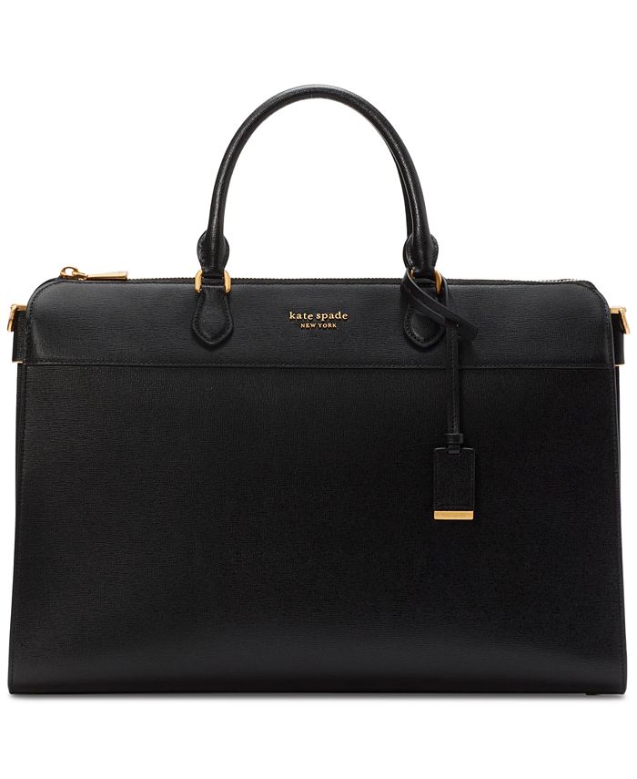 Kate Spade New York Black Saffiano Leather Laptop Bag, Best Price and  Reviews