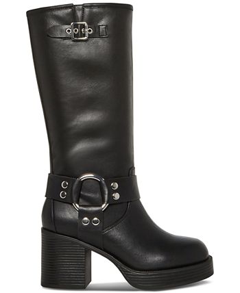 Madden Girl Touring Harnessed Platform Moto Boots Macy s