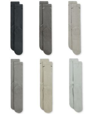 Unisex Everyday Plus Cushioned Training Crew Socks, 6-Pack