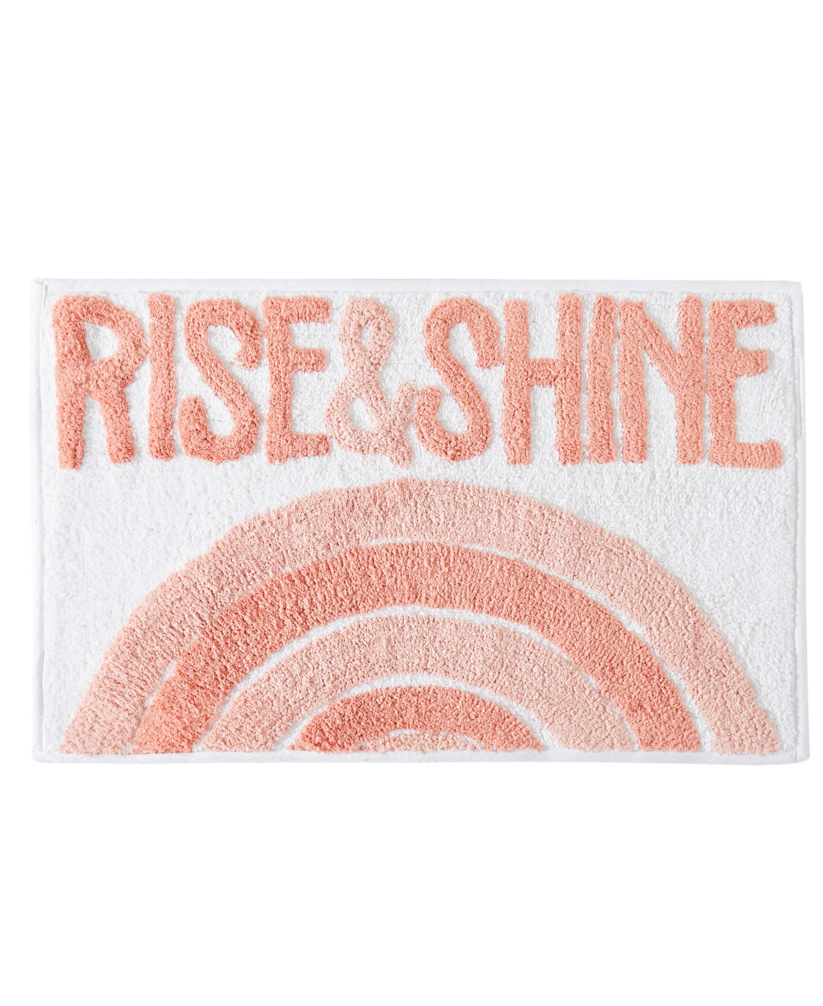 Jessica Simpson Rise & Shine Cotton Bath Rug, 20" X 32" In Clay