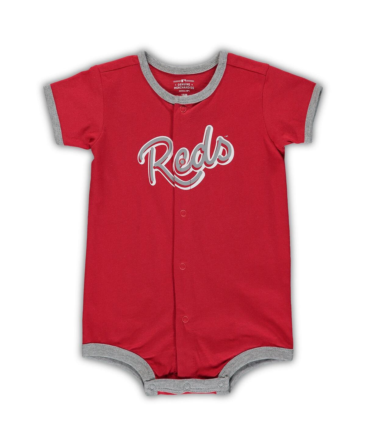 Shop Outerstuff Infant Boys And Girls Red Cincinnati Reds Power Hitter Romper