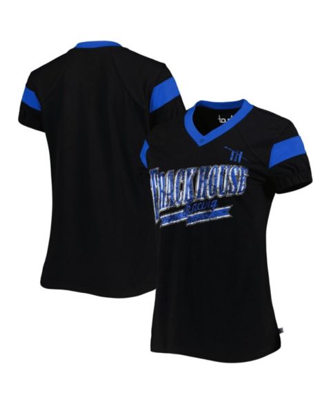 Женская футболка Touch Black Trackhouse Racing Pre-Game V-Neck