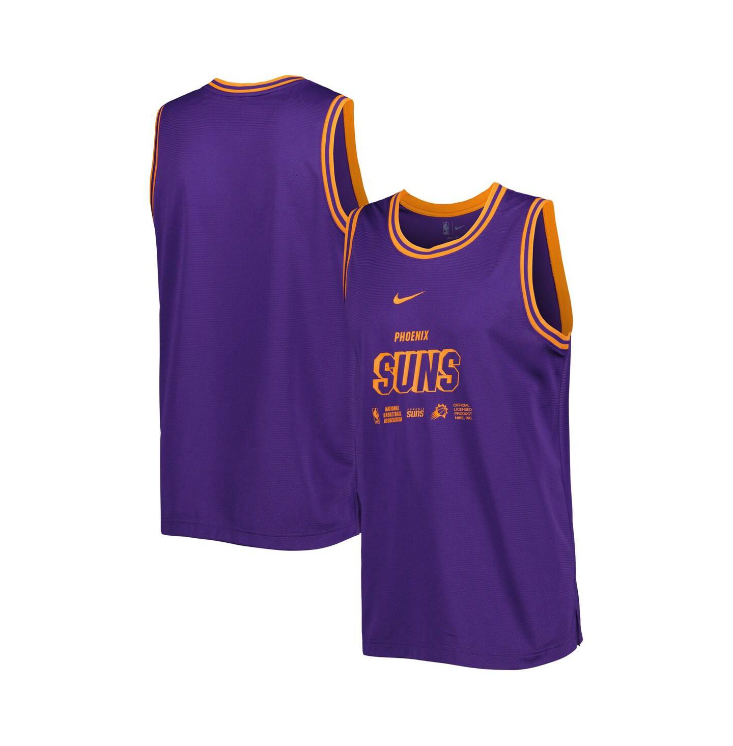 Мужской топ Nike Purple Phoenix Suns Courtside DNA Performance — фото 1