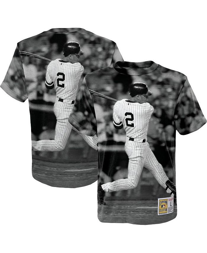 Mitchell & Ness Big Boys Derek Jeter White New York Yankees Sublimated  Player T-shirt - Macy's