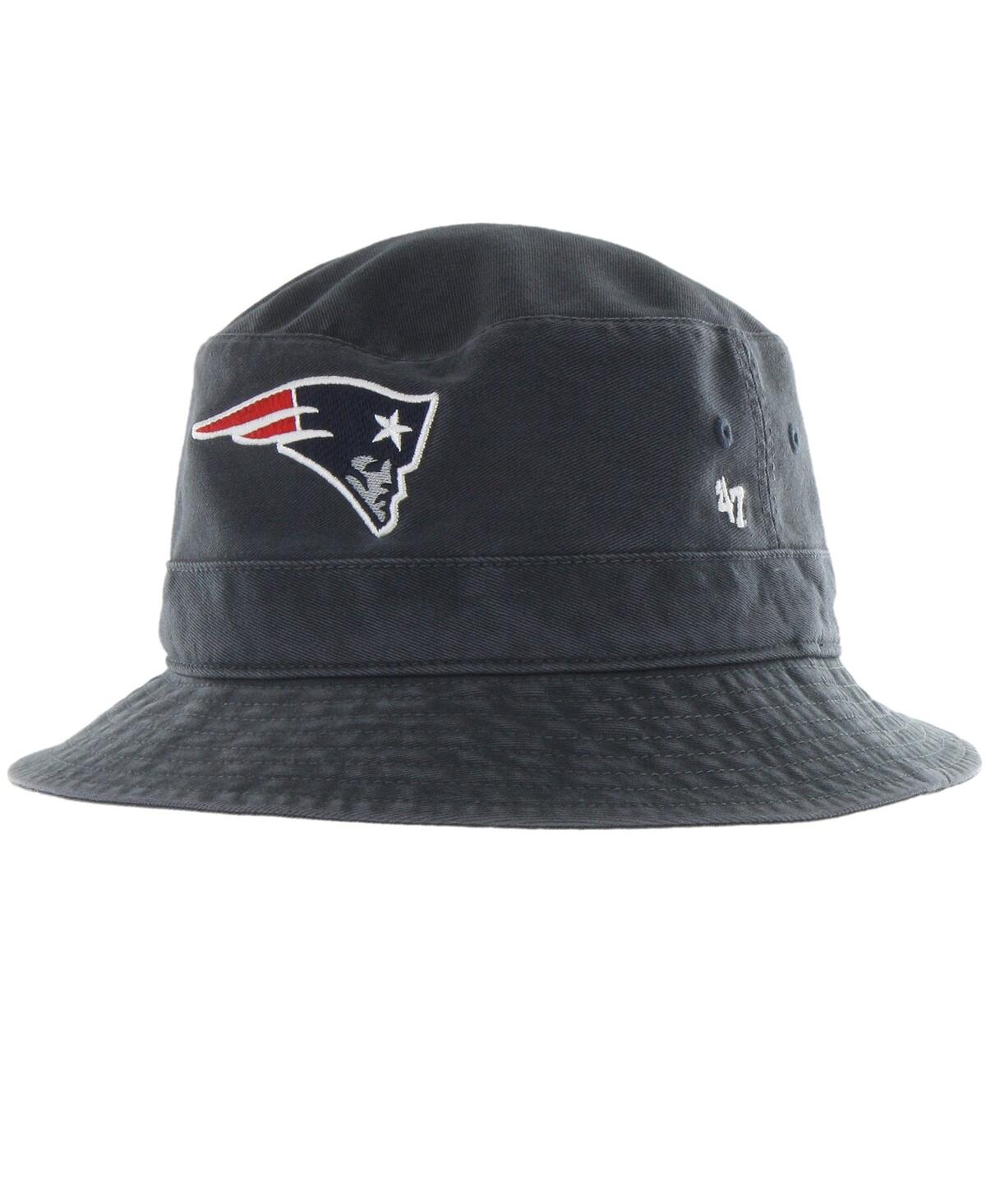 47 Brand Men's ' Navy New England Patriots Primary Bucket Hat