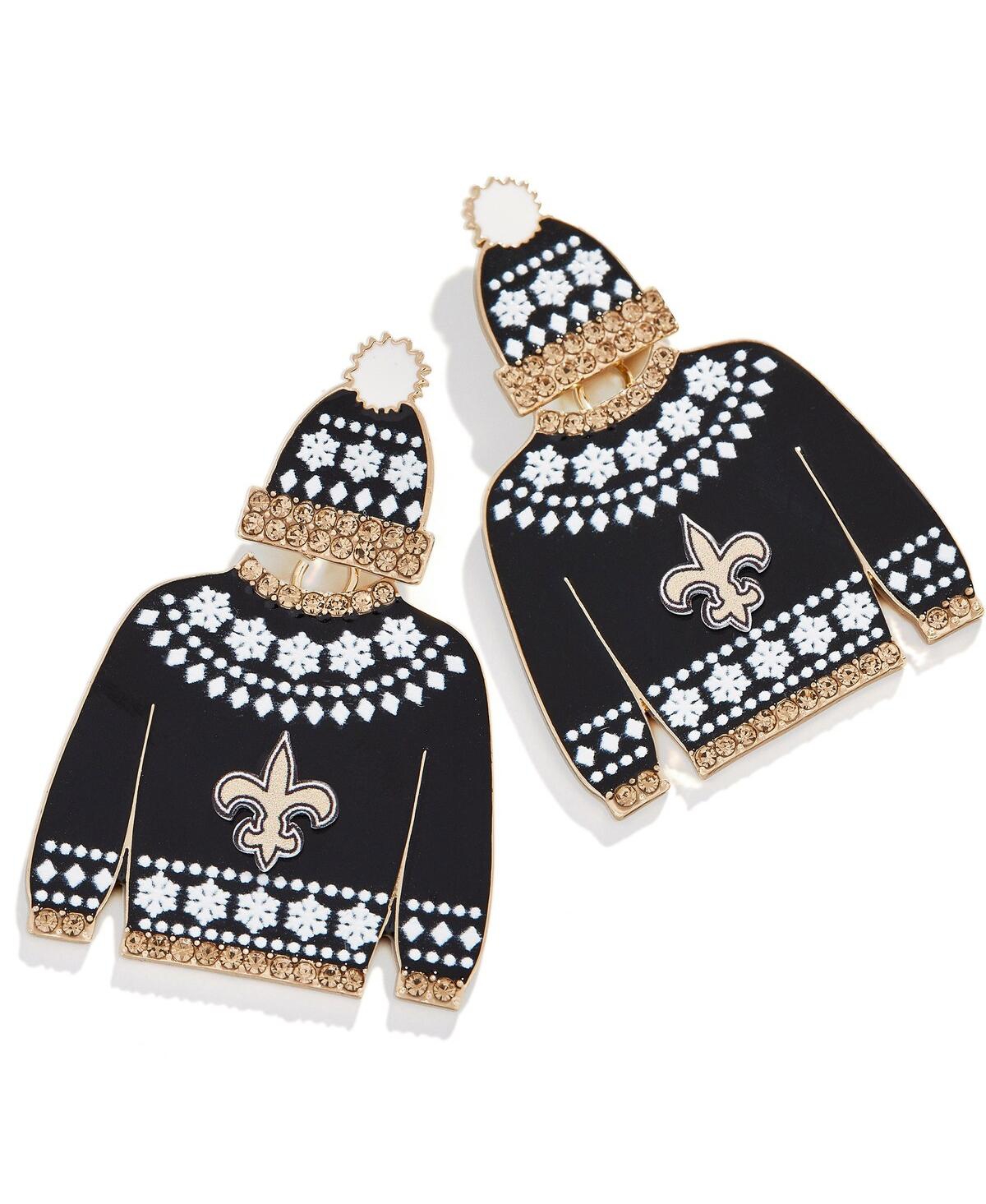 Women's Baublebar New Orleans Saints Sweater Earrings - Black