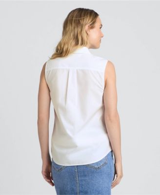 Women's No Iron Sleeveless Shirt
