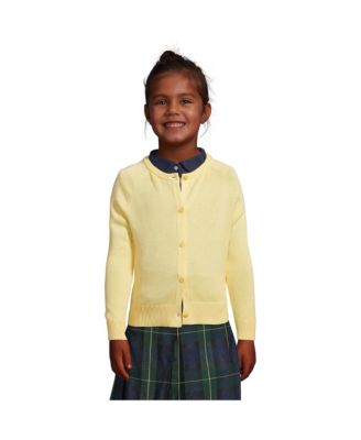 Girls School Uniform Cotton Modal Cardigan Sweater