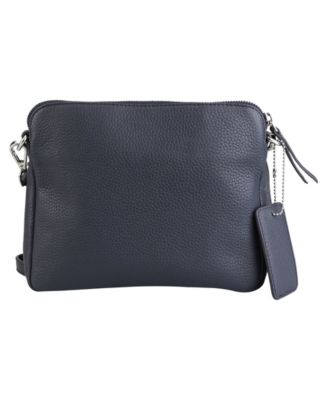 Pebbled Collection Valerie Leather Mini Crossbody Bag