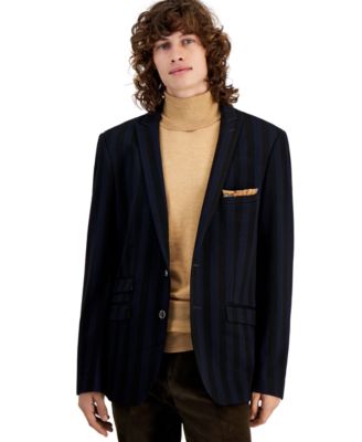 Paisley & Gray - Men's Ashton Striped Peak-Collar Jacket